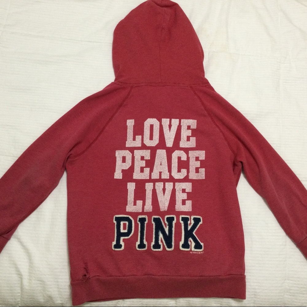 Brand: PINK Victoria’s Secret, Size: Large (Girls), Color: Red